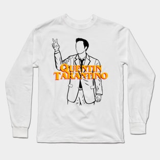 Quentin Tarantino Portrait Long Sleeve T-Shirt